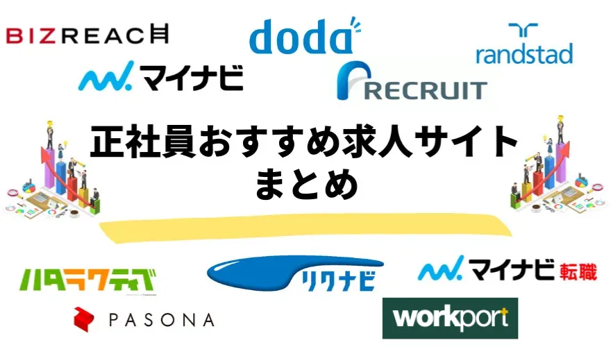 正社員おすすめ求人サイトまとめ