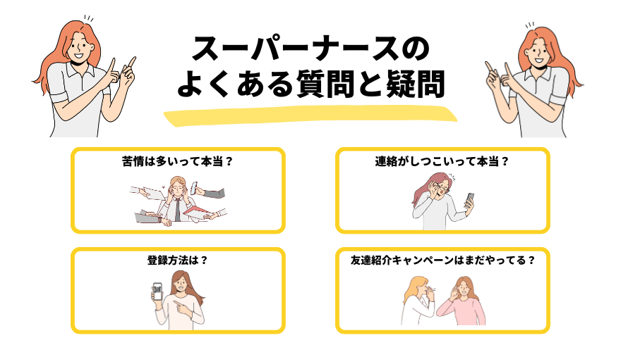スーパーナース評判_よくある質問