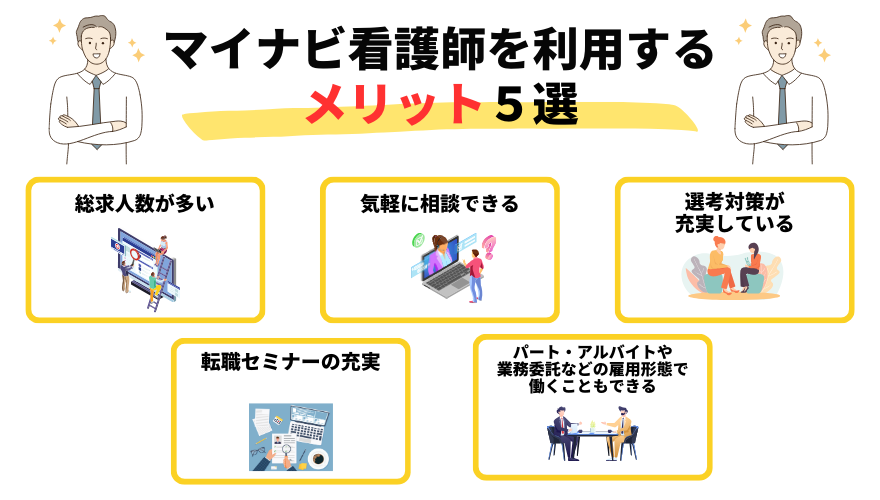 マイナビ看護師　評判-マイナビ看護師を利用するメリット5選