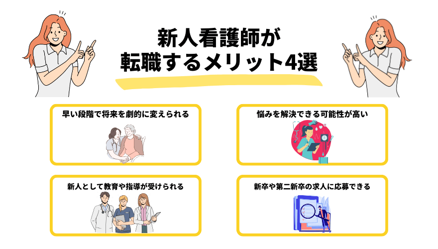 新人看護師転職_メリット