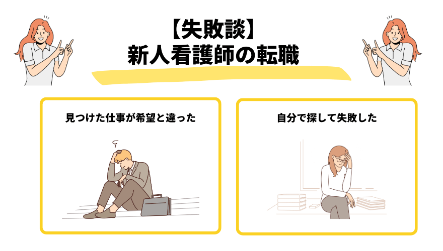 新人看護師転職_失敗談