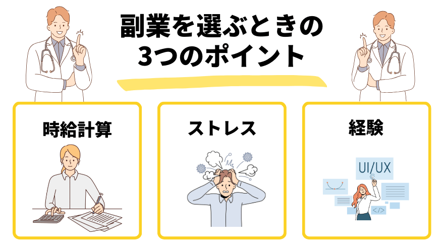看護師副業_ポイント