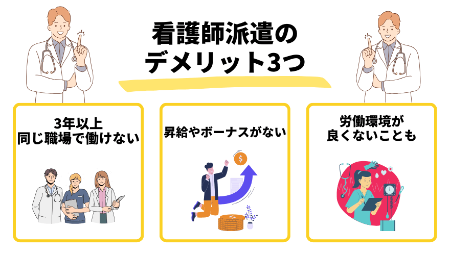 看護師派遣_デメリット