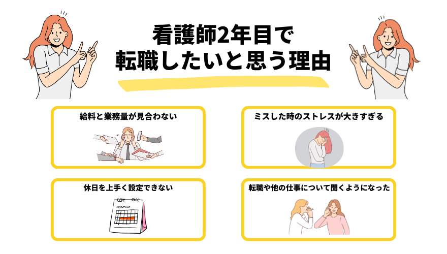 看護師転職2年目_理由