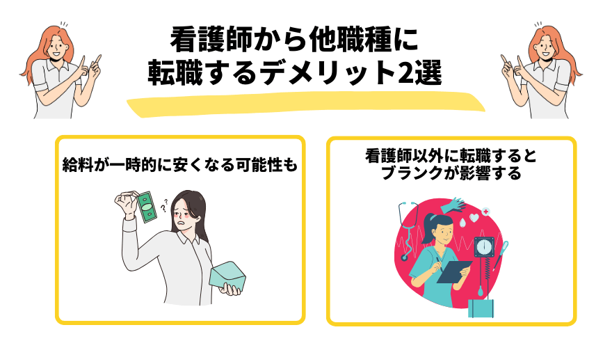 看護師転職他職種_デメリット