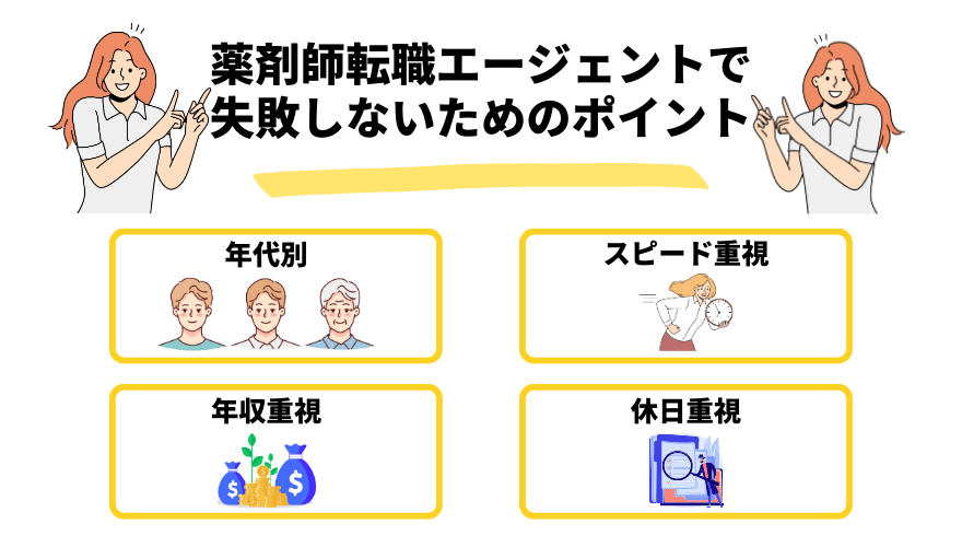 薬剤師転職エージェント_失敗しないためのポイント