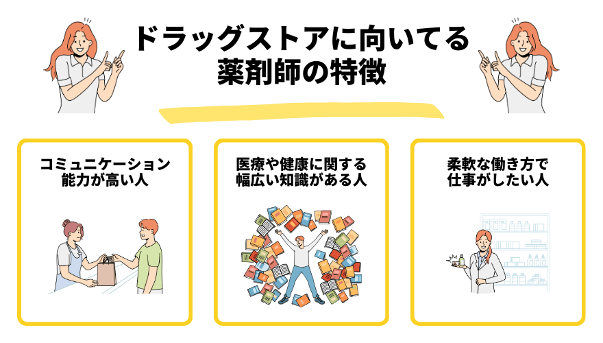 薬剤師転職ドラッグストア_特徴